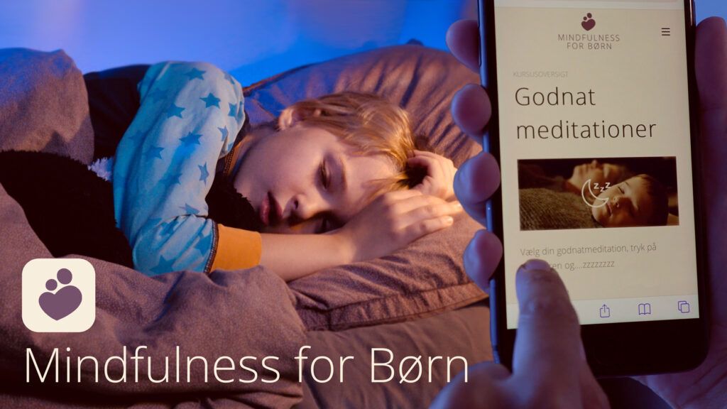 Godnat meditation hjælper dit barn med at sove